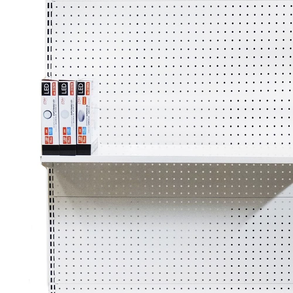 BALDA BLANCA EDM PARA EXPOSITOR 00030, 00036, 00040 MEDIDA: 89 x 30,5 cm gallery 0