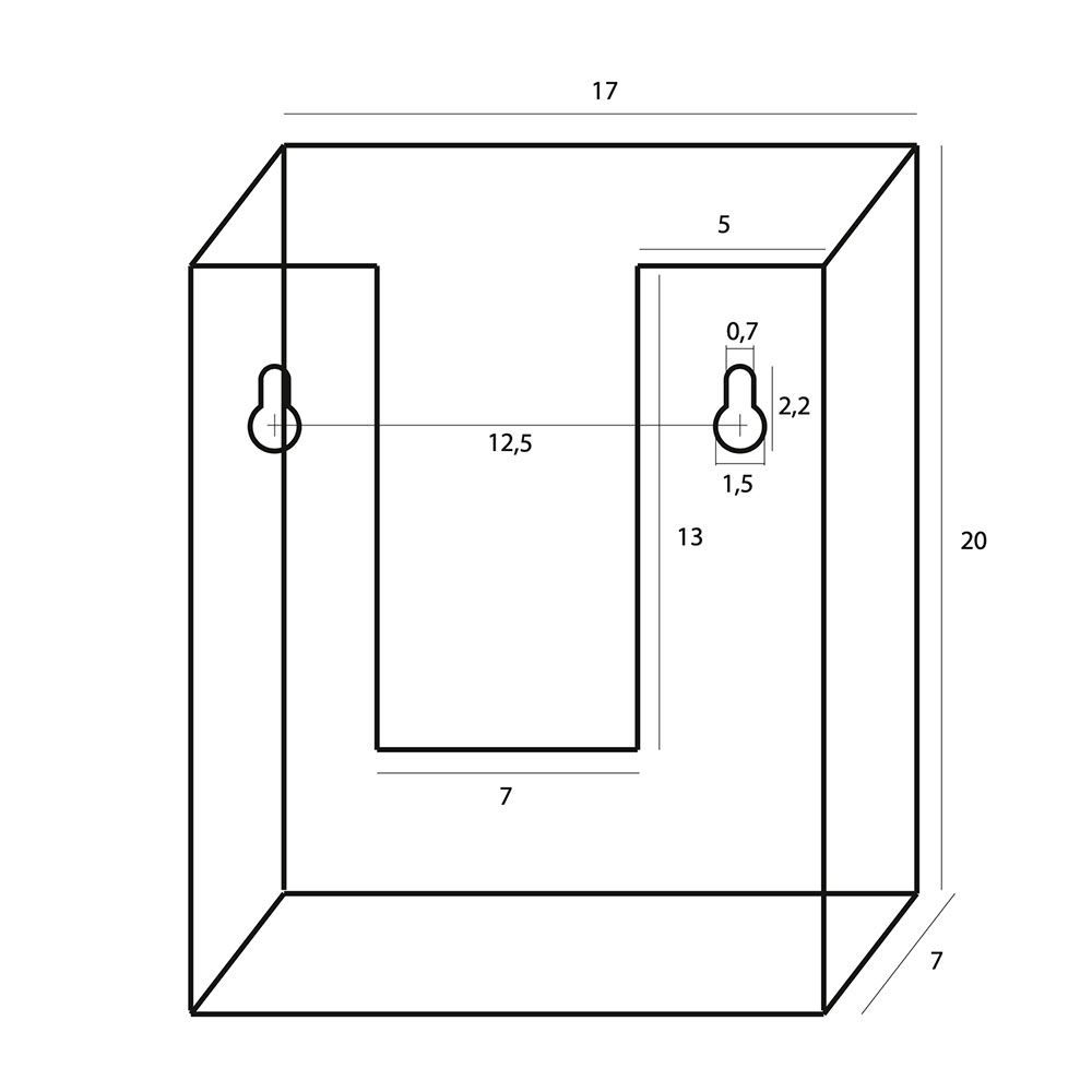 EXPOSITOR METACRILATO CON AGUJEROS PARA COLGAR gallery 0