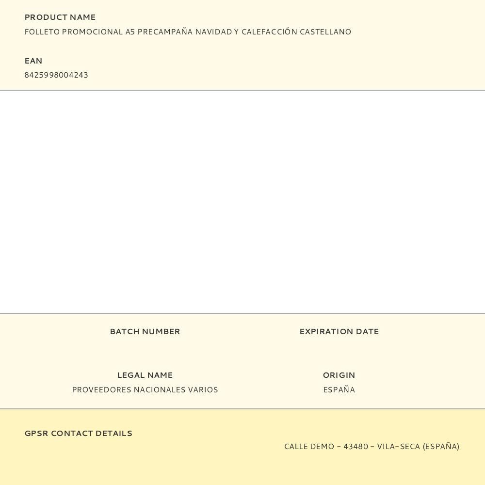 FOLLETO PROMOCIONAL TENEMOS TU REGALO CASTELLANO gallery 0