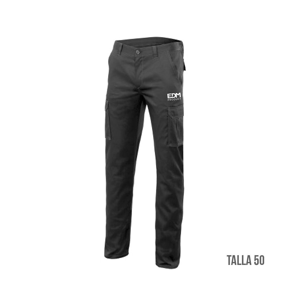 PANTALON LARGO NEGRO TALLA-XXL SERIGRAFIADO