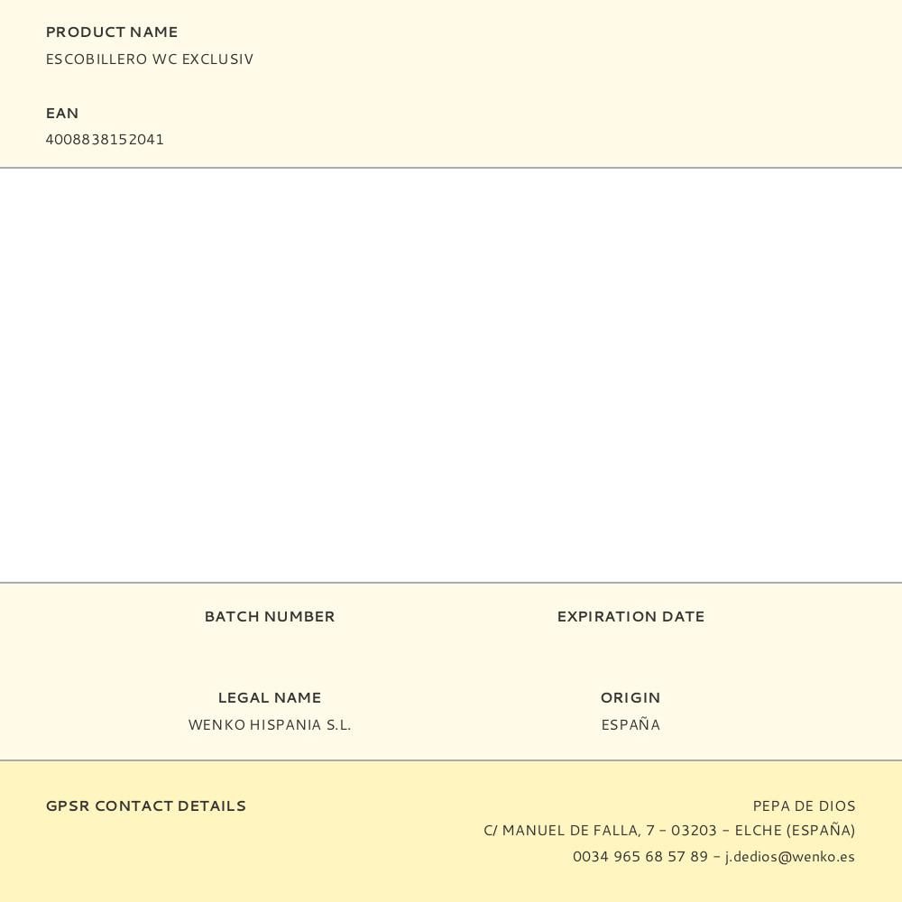 ESCOBILLERO WC EXCLUSIV gallery 2