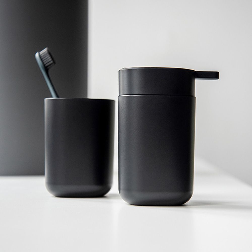 DOSIFICADOR DE JABÓN DAVOS NEGRO MATE gallery 0