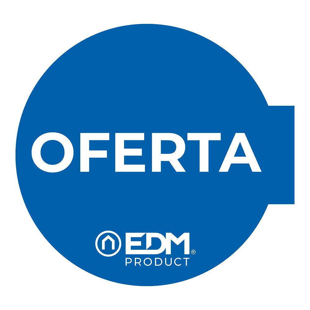 DISPLAY PROMOCIÓN MÓDULO CASTELLANO "OFERTA" EDM Ø 20cm. CONTIENE SOPORTE ADHESIVO 02942. gallery 0