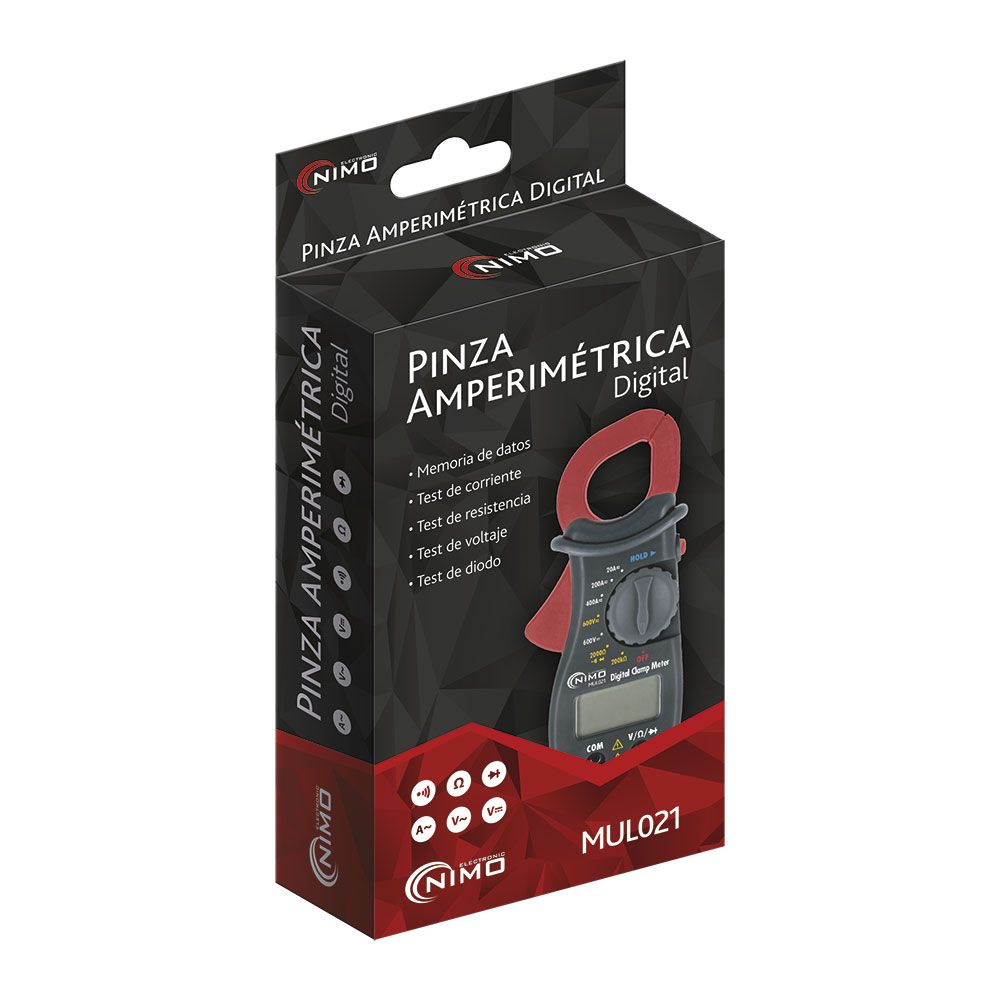 PINZA AMPERIMÉTRICA MULTIFUNCIÓN 400A CA MUL021 NIMO gallery 1