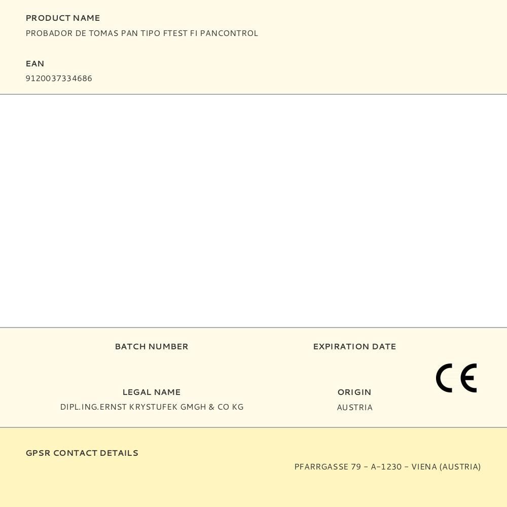 PROBADOR DE TOMAS PAN SCHUKO TIPO TEST FI gallery 4