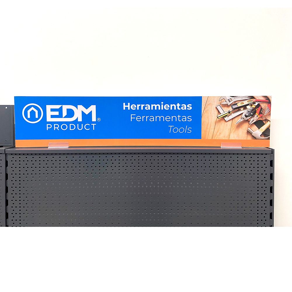 SOPORTE PARA SUJETAR CARTELERIA PVC gallery 1