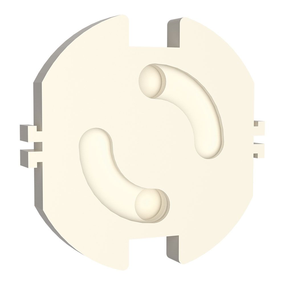 TAPA DE ENCHUFE GIRATORIOS BASE T/TL, BLISTER 10 uds