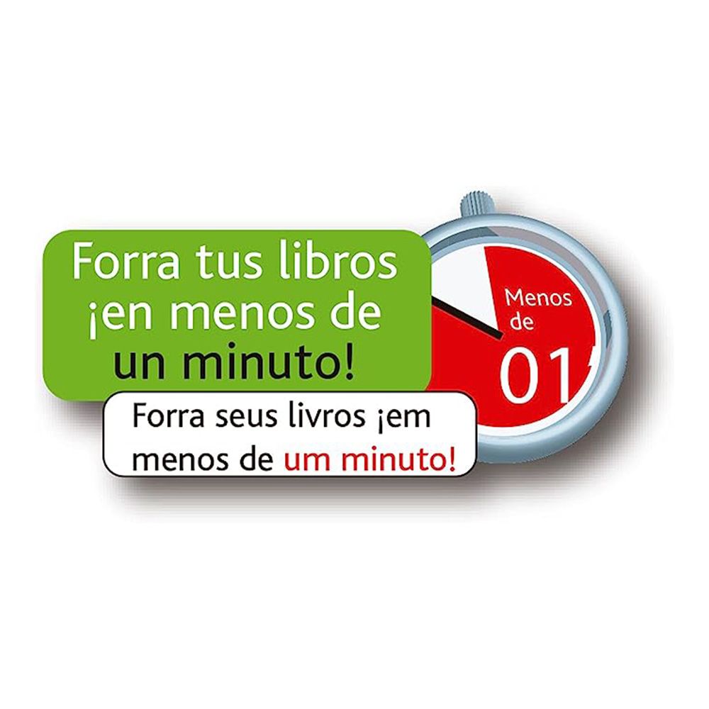 FORROS PARA LIBROS AJUSTABLES DE PVC TRANSPARENTES 290 x 530 mm, 5 uds gallery 0