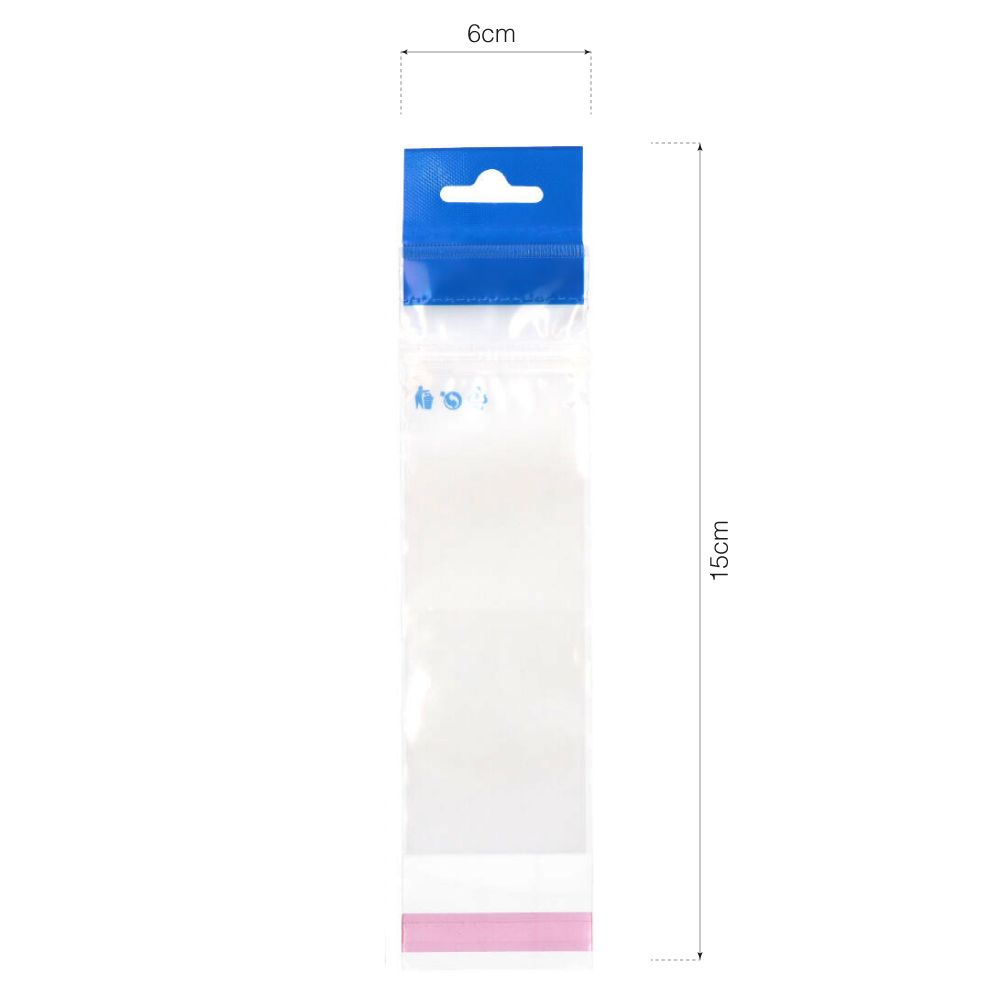 PACK 50 BOLSAS PARA ENVASADO MEDIDA UTIL 06 x 15 cm gallery 2