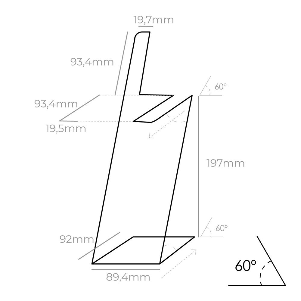 EXPOSITOR DE METACRILATO PARA ARTÍCULOS MODELO E gallery 1
