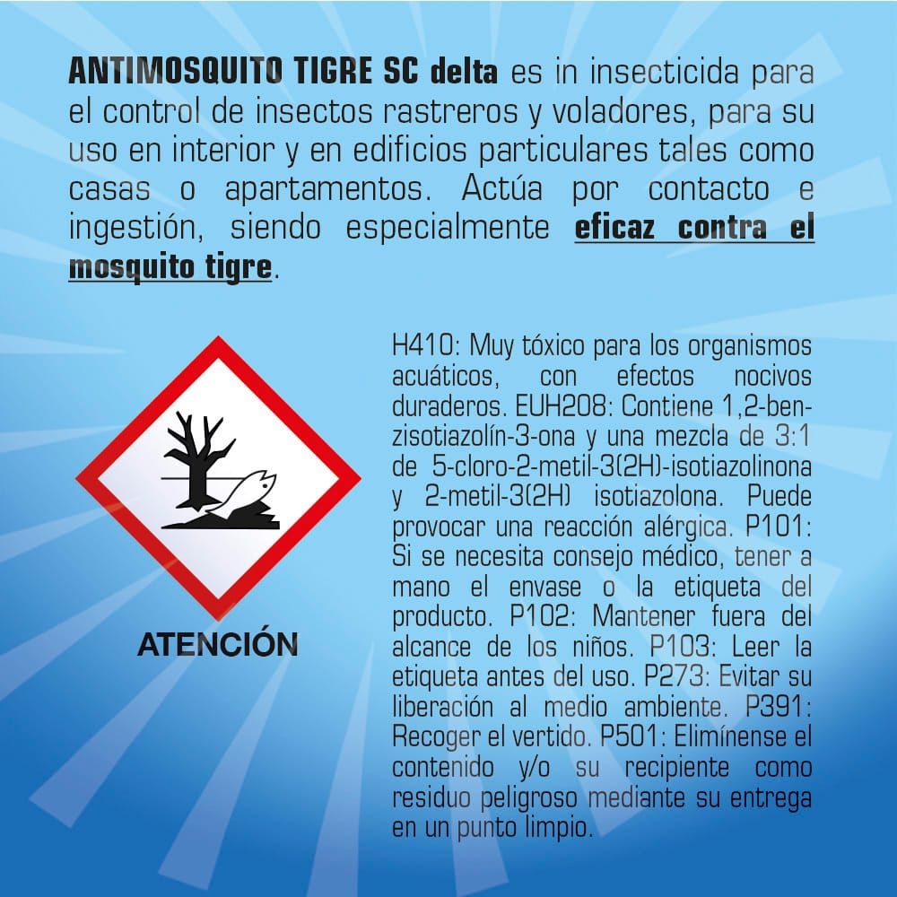 INSECTICIDA CONCENTRADO MOSQUITO TIGRE, FIN, 25 ml gallery 0