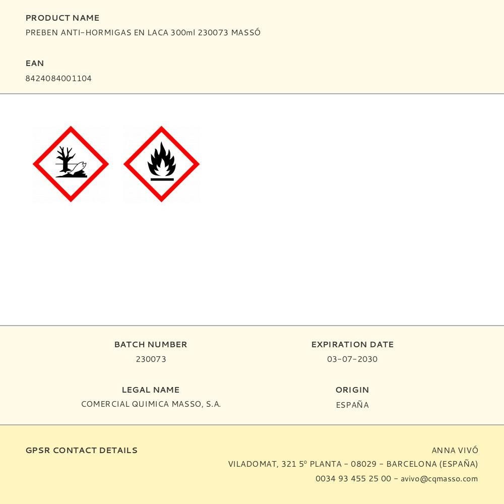 INSECTICIDA ANTIHORMIGAS, 300 ml gallery 0
