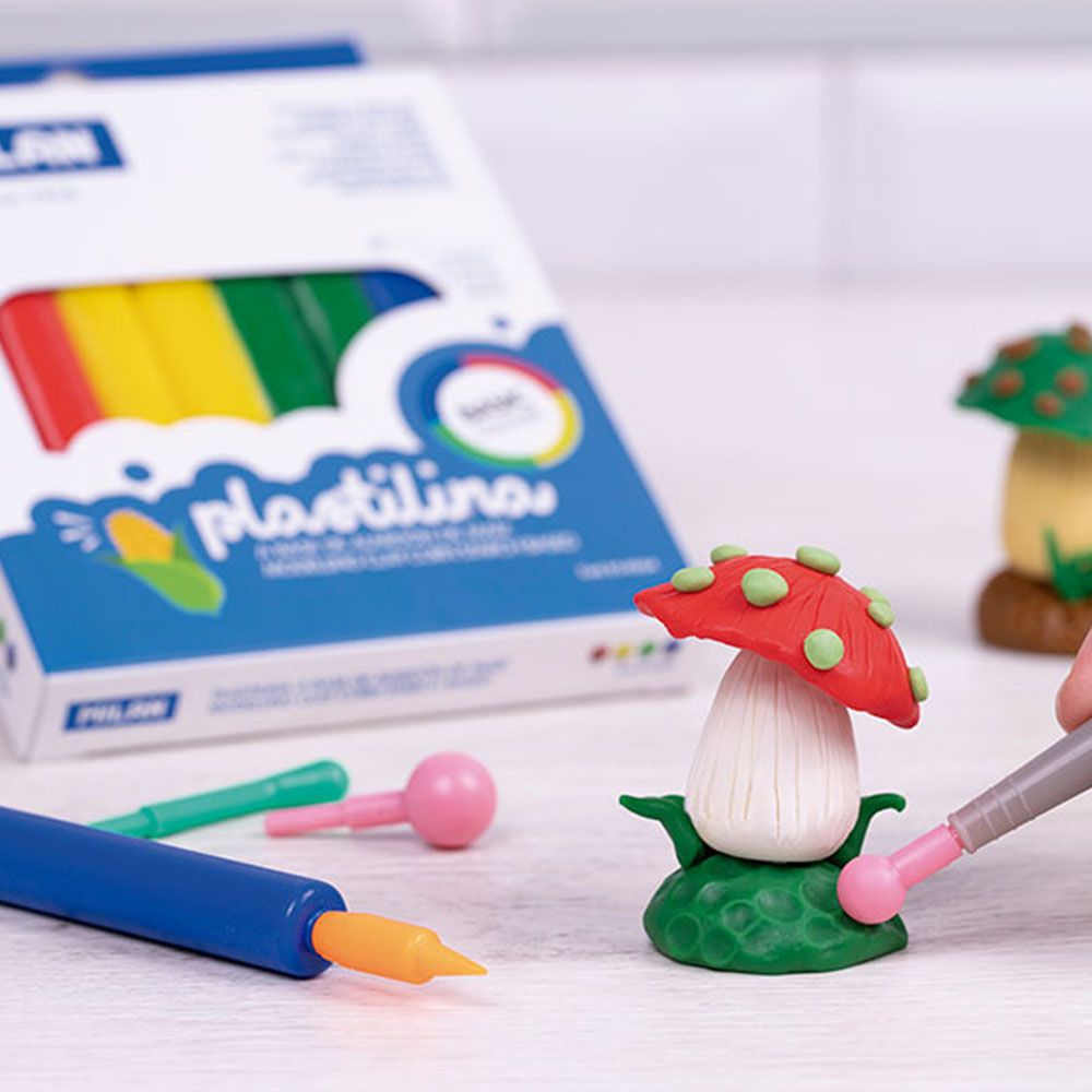 PLASTILINA DE COLORES 330 g COLORES SURTIDOS, 4 uds gallery 1