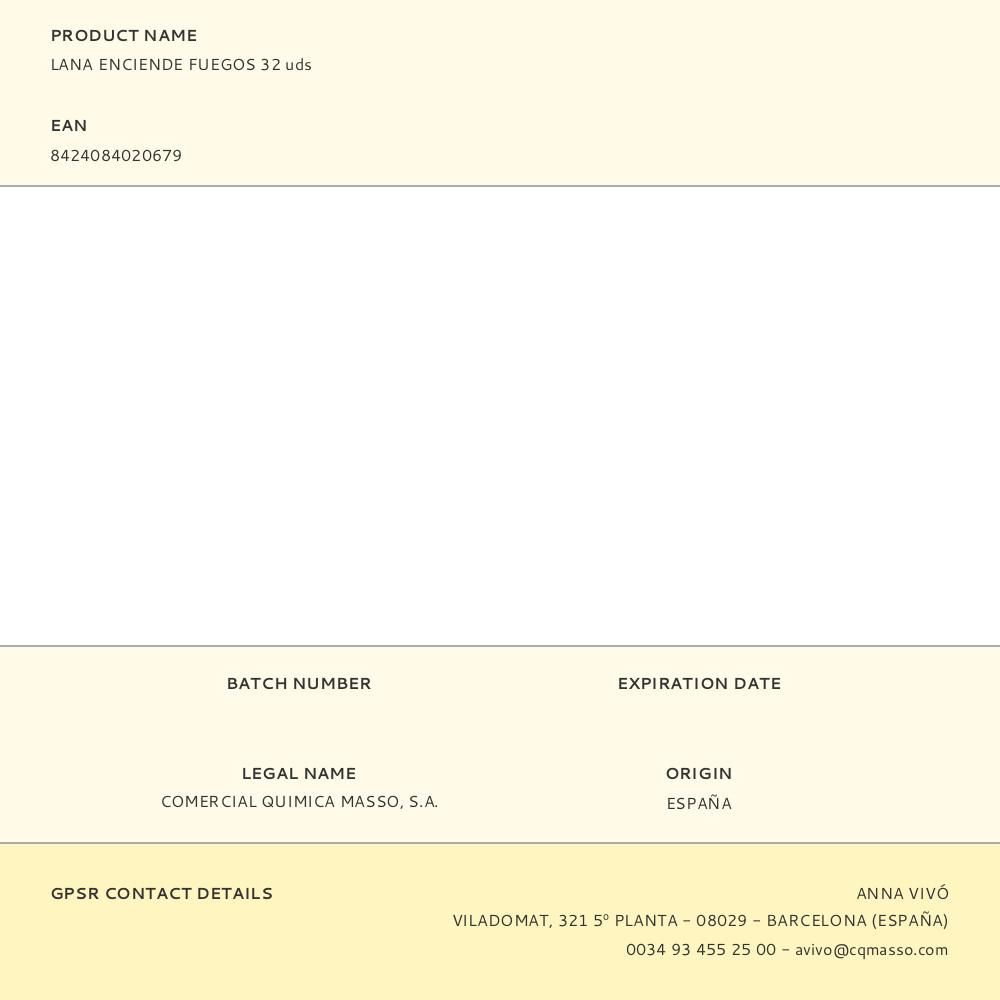 LANA ENCIENDE FUEGOS 32 uds gallery 0