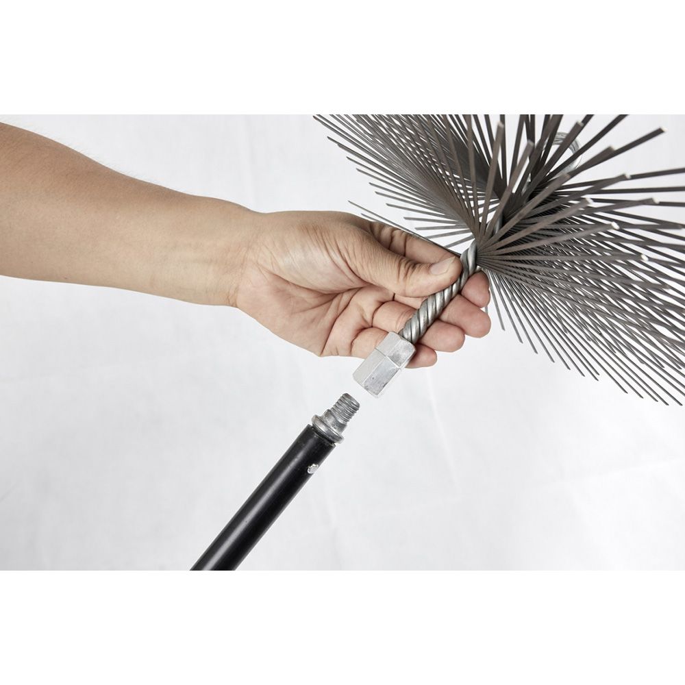 DESHOLLINADOR ERIZO DE ACERO Ø 250 mm gallery 0