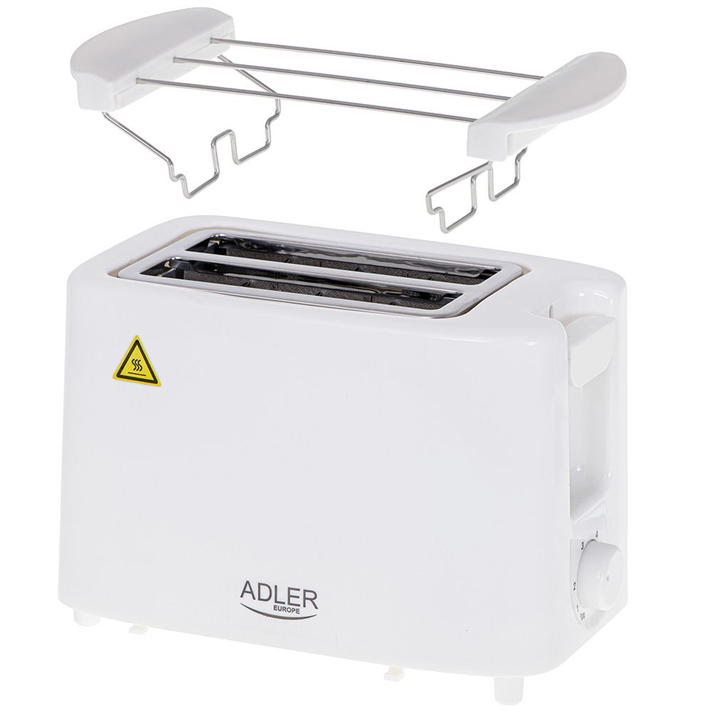 TOSTADORA 2 RANURAS AD 3223, BLANCA, 900 W gallery 0