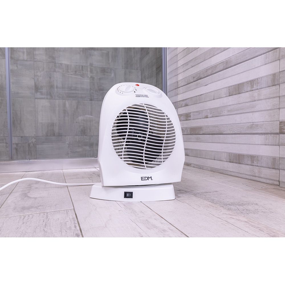 CALEFACTOR COMPACTO OSCILANTE 1000 - 2000 W BLANCO gallery 1