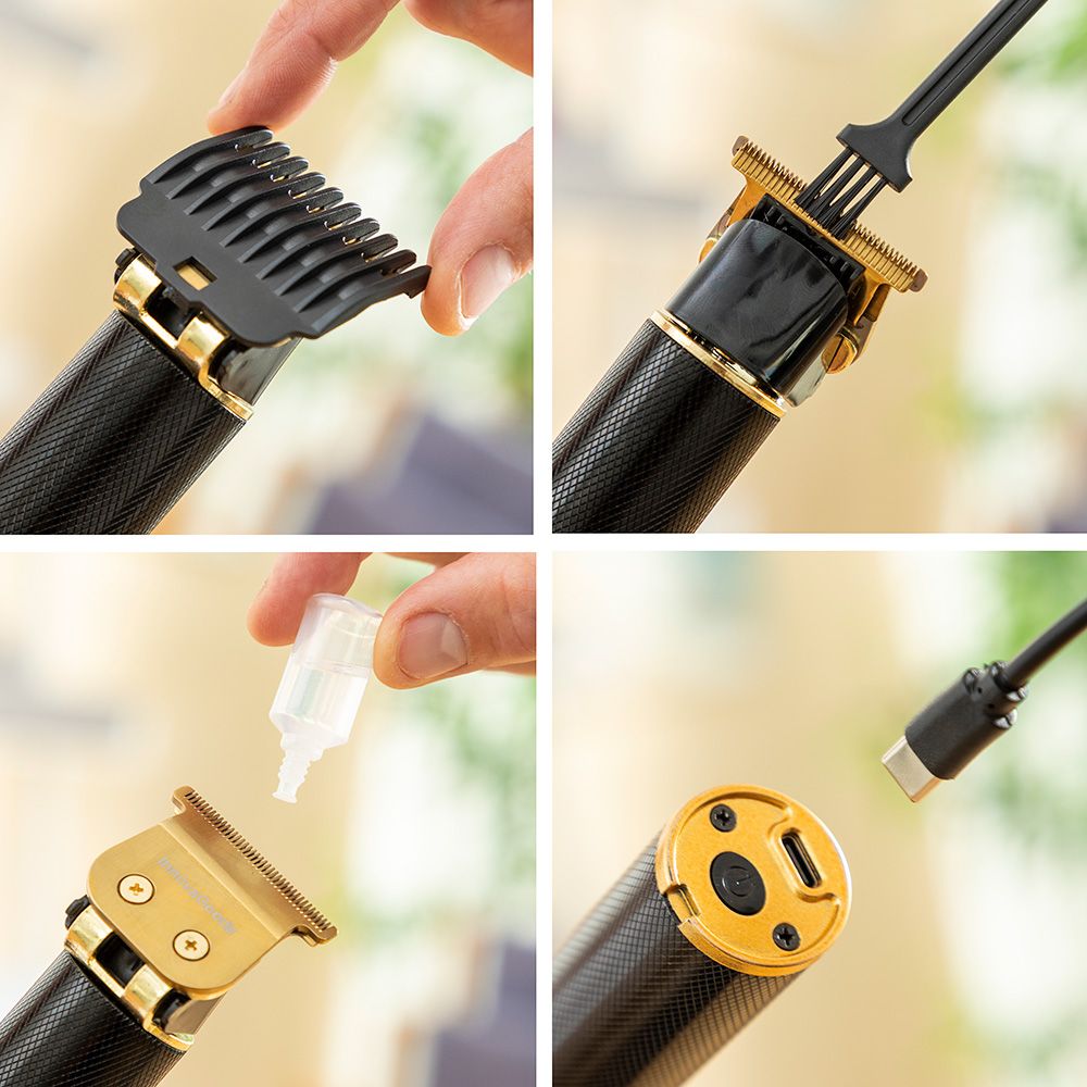 CORTA CABELLOS PROFESIONAL RECARGABLE CON ACCESORIOS V0103734 INNOVAGOODS gallery 2