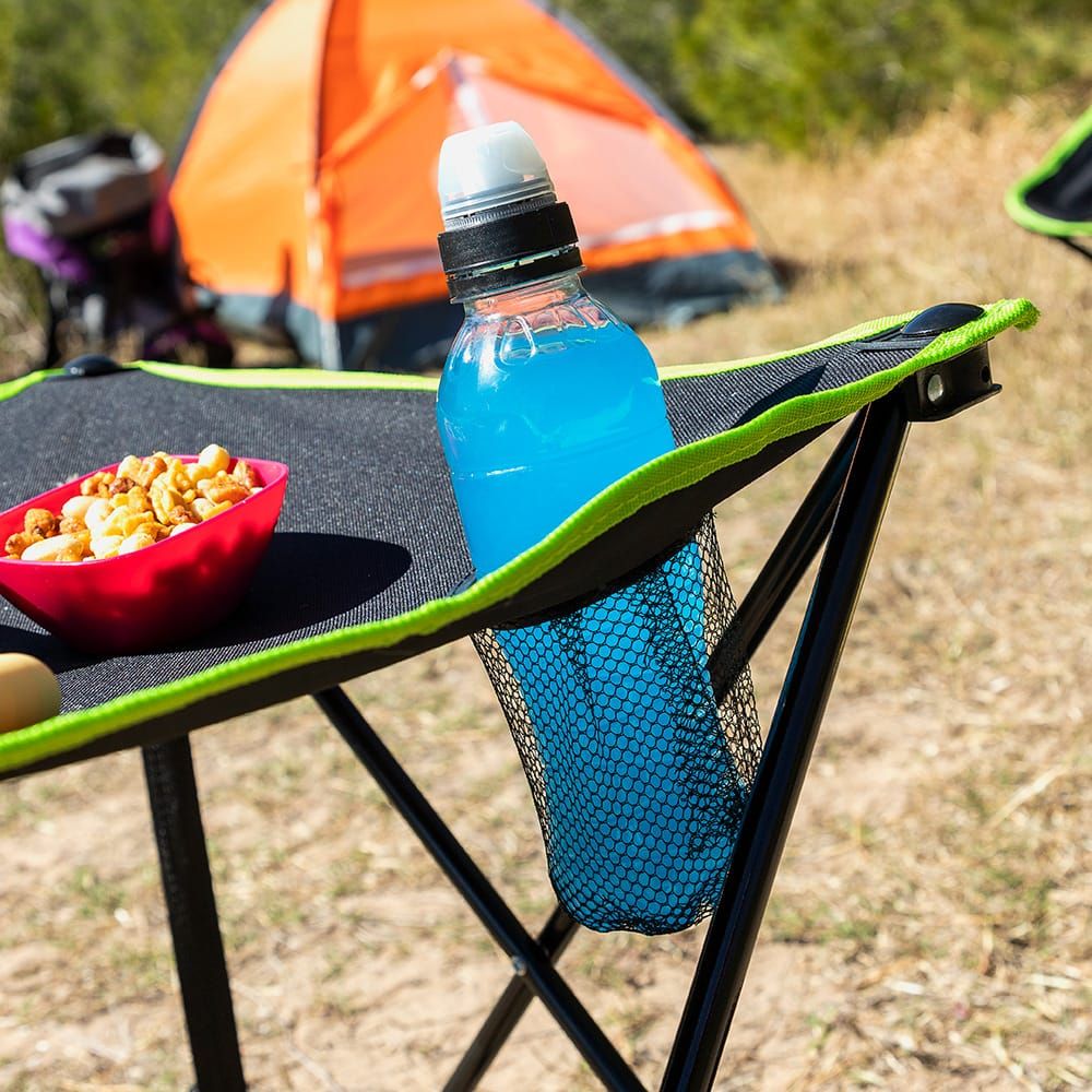 MESA DE CAMPING PLEGABLE TEXTIL CON FUNDA CAFOLBY gallery 6