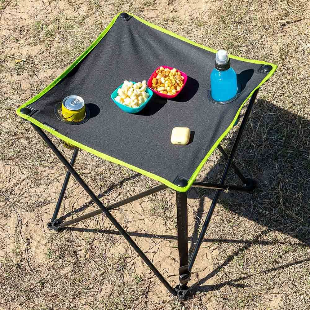 MESA DE CAMPING PLEGABLE TEXTIL CON FUNDA CAFOLBY gallery 8