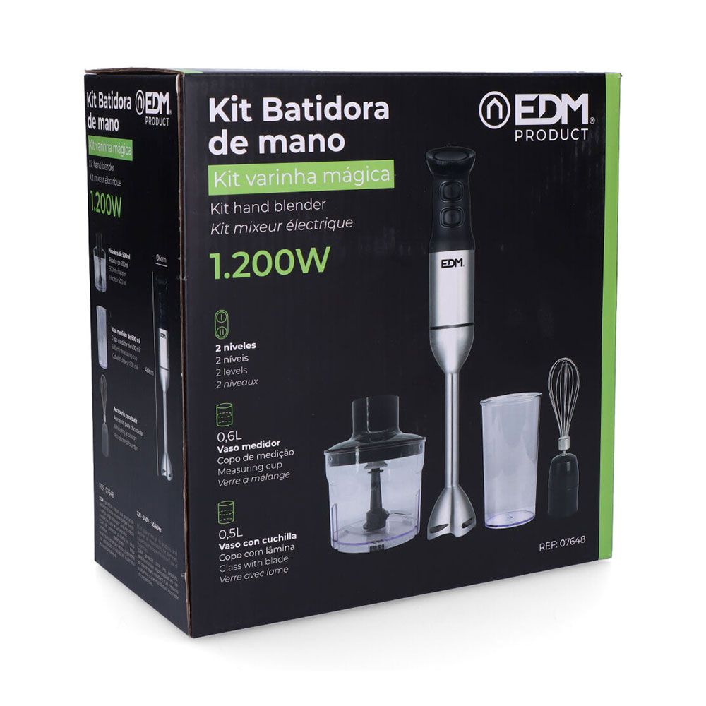 BATIDORA DE MANO 1200 W CON ACCESORIOS gallery 0