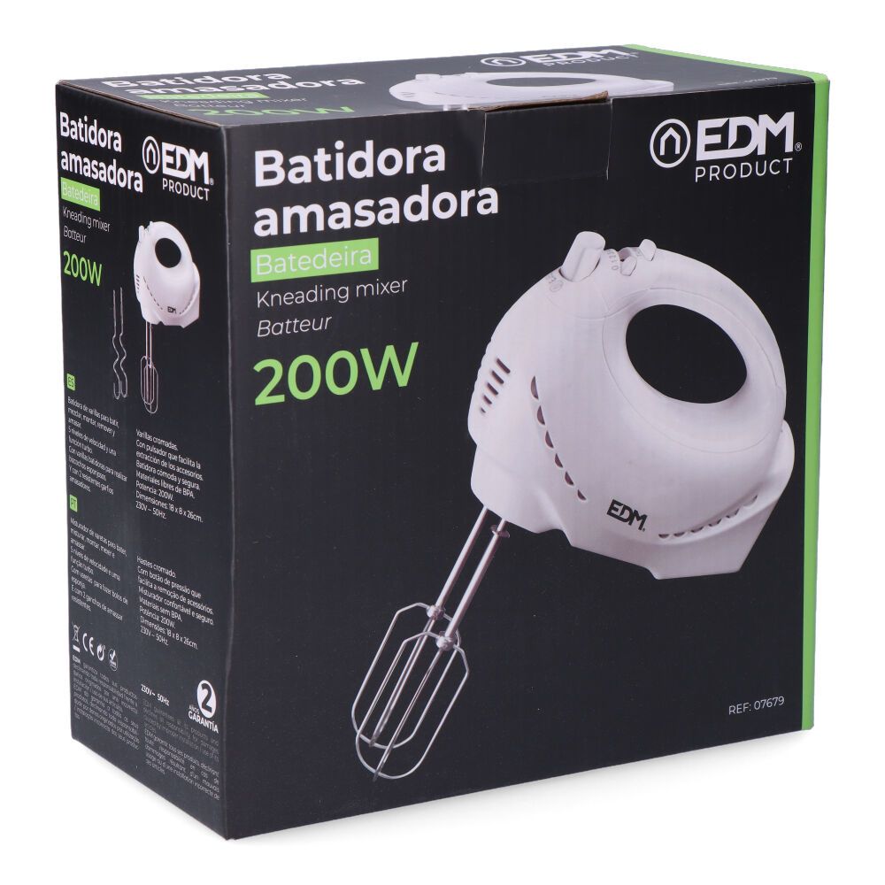 BATIDORA AMASADORA TURBO 200W EDM gallery 2