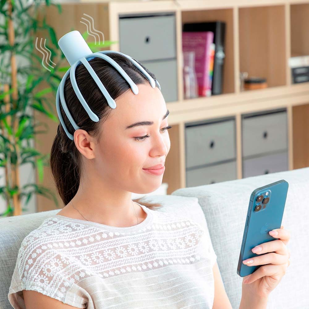 MASAJEADOR DE CABEZA RECARGABLE HELAX gallery 1