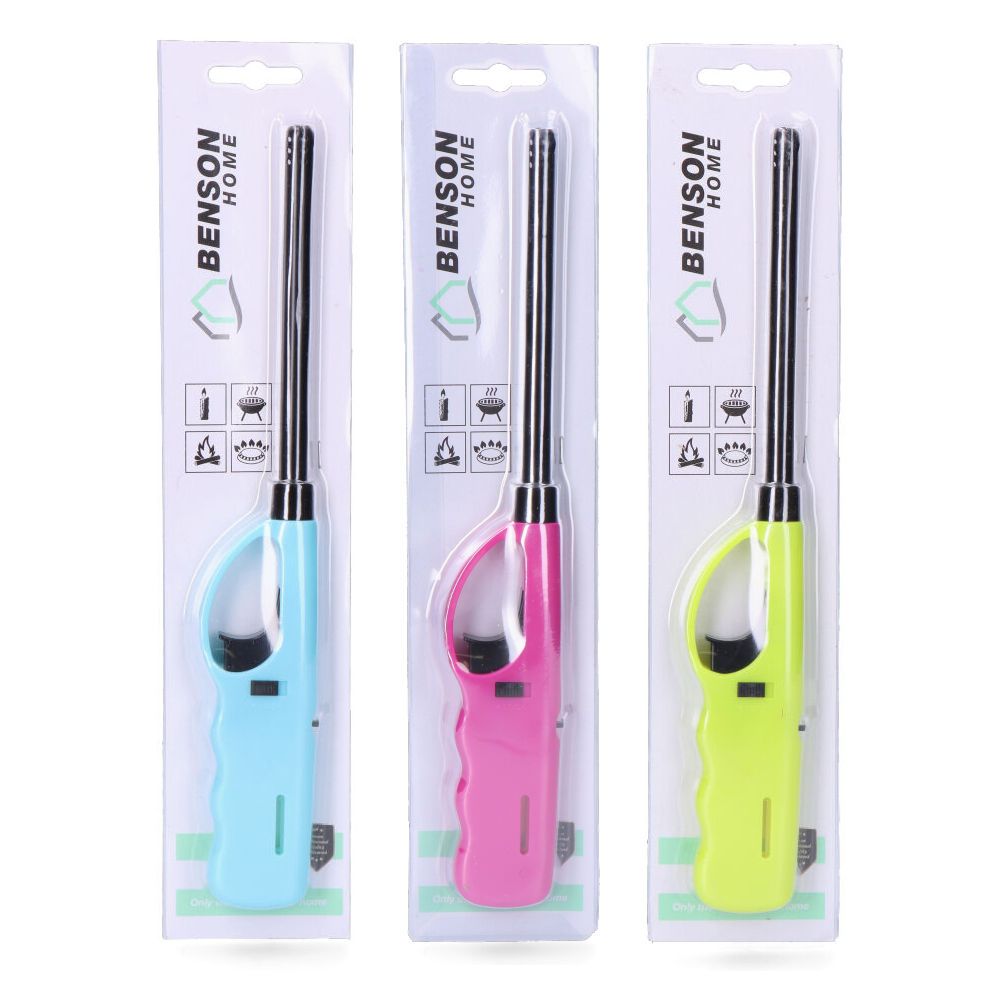 ENCENDEDOR RECARGABLE DE COCINA DE GAS, COLORES SURTIDOS, 27 x 4 x 2 cm, BLISTER gallery 1