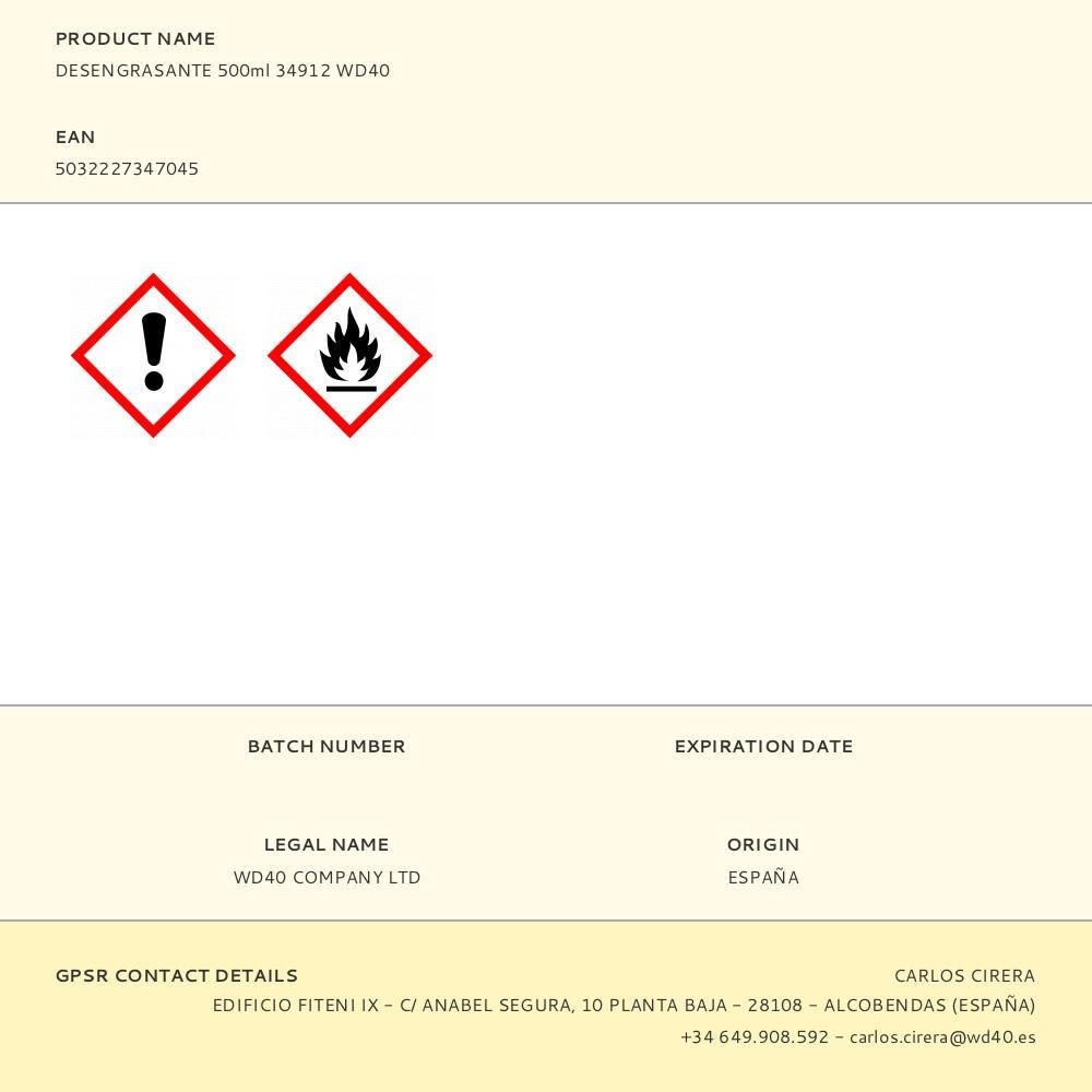 DESENGRASANTE SPECIALIST 500 ml gallery 0