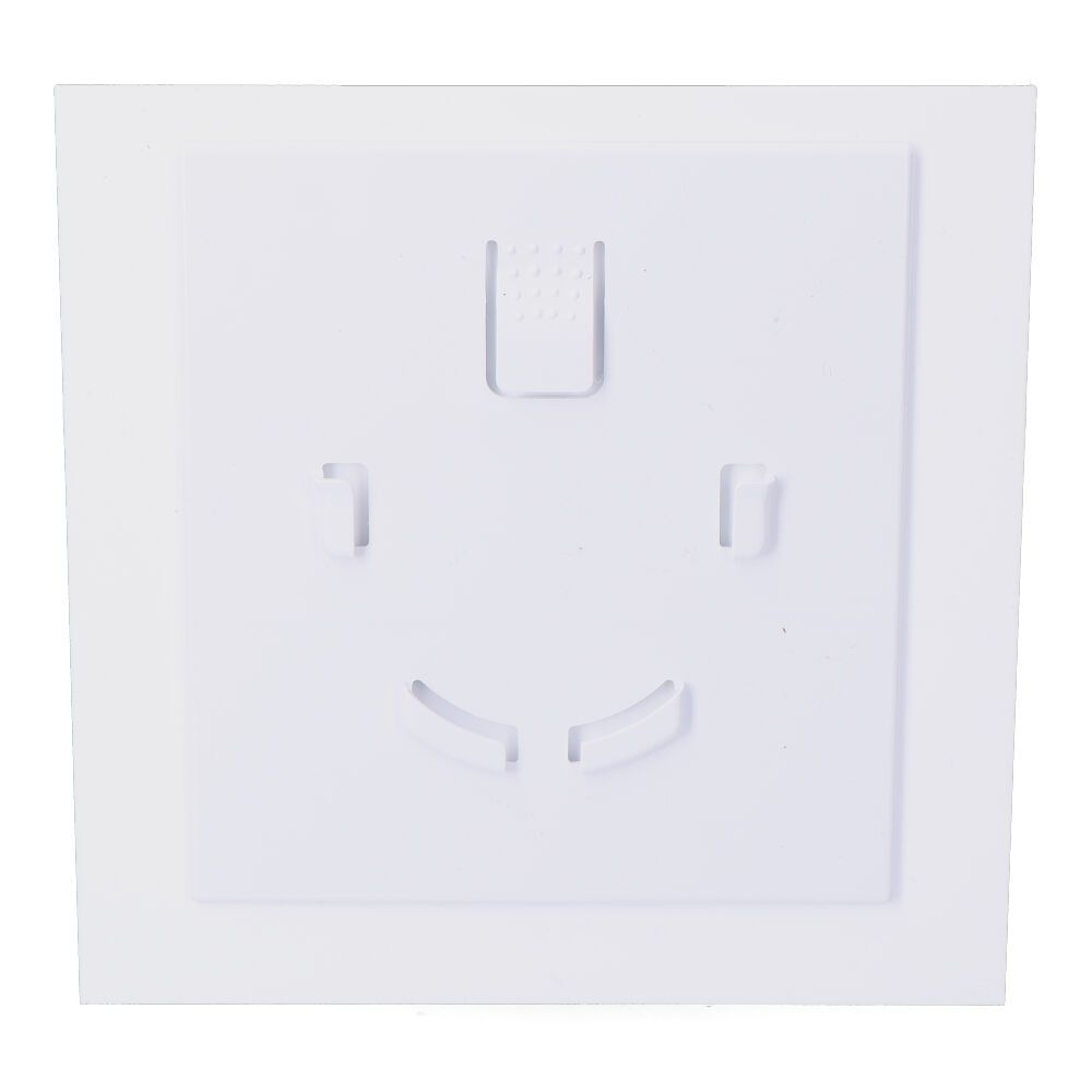 TAPA 175 x 175 mm COLOR BLANCO BRILLANTE PARA EXTRACTOR 08413 Ø10cm EDM gallery 0