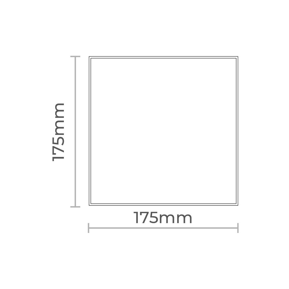 TAPA 175 x 175 mm COLOR BLANCO BRILLANTE PARA EXTRACTOR 08413 Ø10cm EDM gallery 2