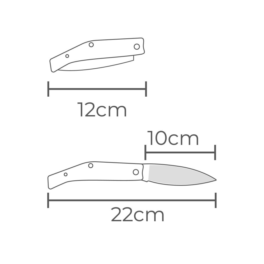 NAVAJA ANETO CON MANGO DE PLASTICO DE 220 mm gallery 2