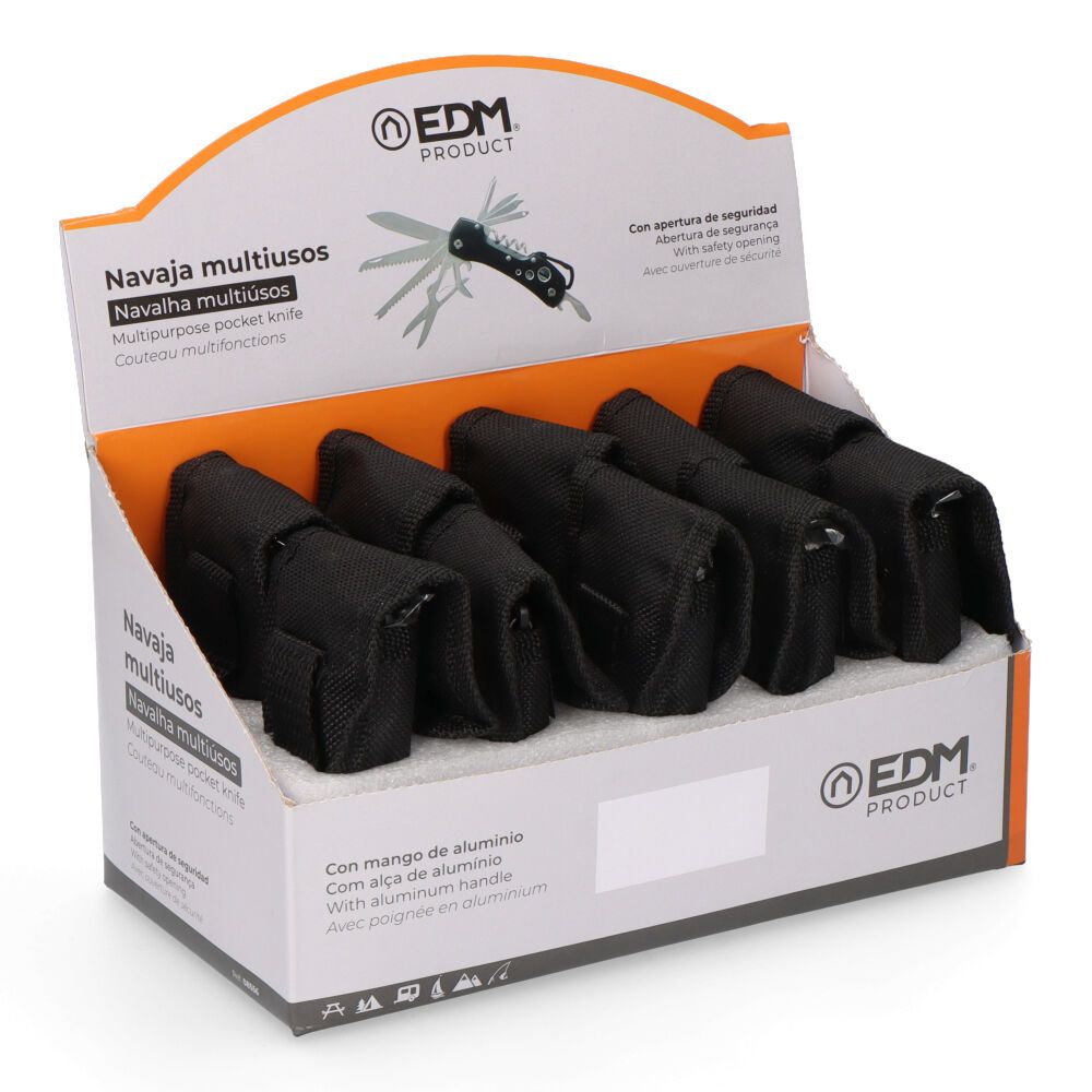 MULTIHERRAMIENTA CON MOSQUETÓN MODELO NEGRO, SERIE KILIMANJARO gallery 2