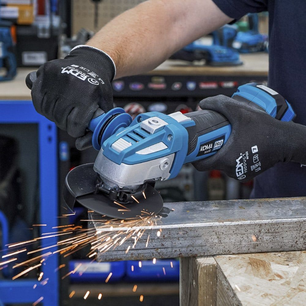 KIT AMOLADORA ANGULAR 20 V Ø115 mm CON 1 BATERIA 4.0Ah Y CARGADOR 08772 28,9 x 27 cm gallery 4