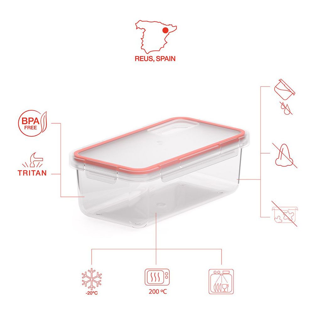 FIAMBRERA HERMÉTICA TRANSPARENTE 750 ml gallery 1