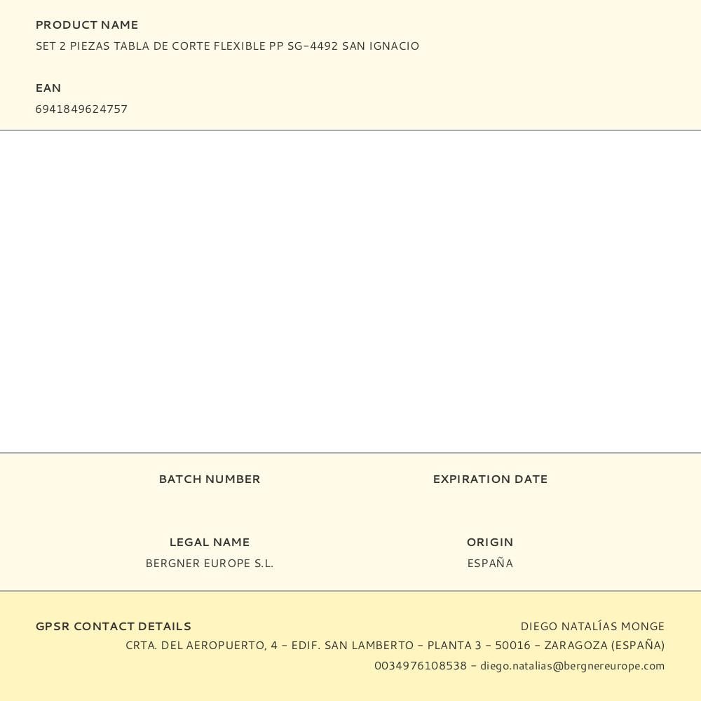 TABLAS DE CORTE FLEXIBLES 2 uds COLORES SURTIDOS 28 x 36 x 0,1 cm gallery 1