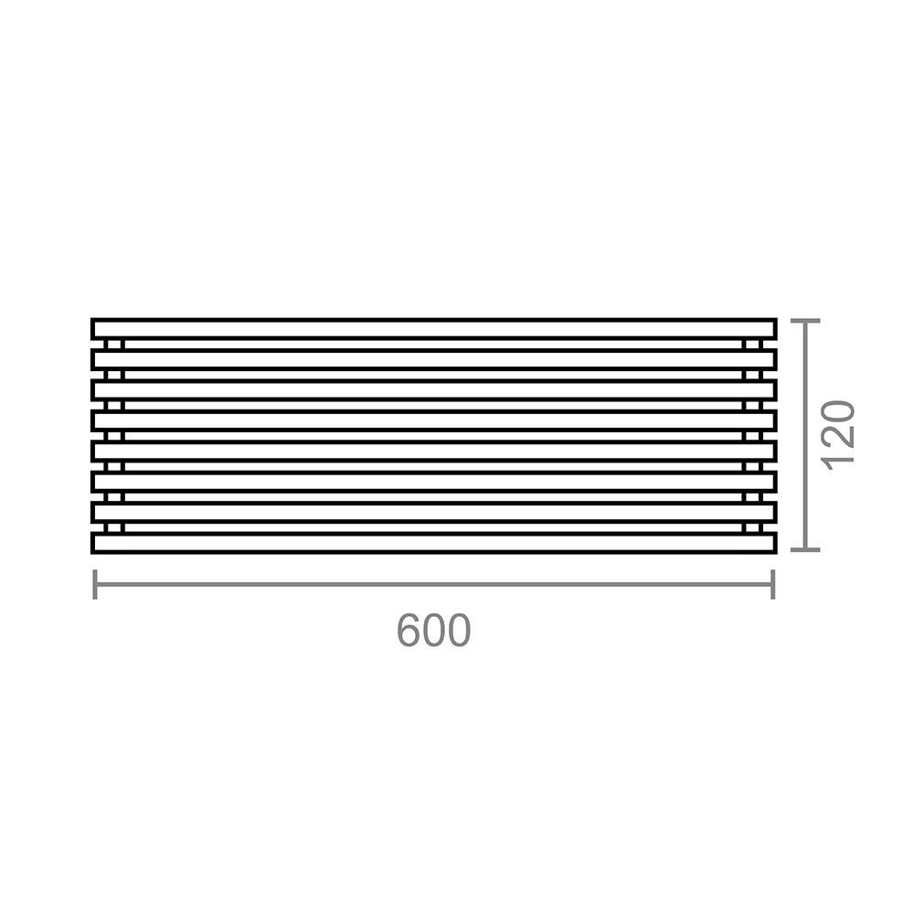 BLISTER REJILLA FRIGO-HORNO 8 ELEMENTOS ACABADO INOX 60 x 1,45 x 12 cm gallery 0