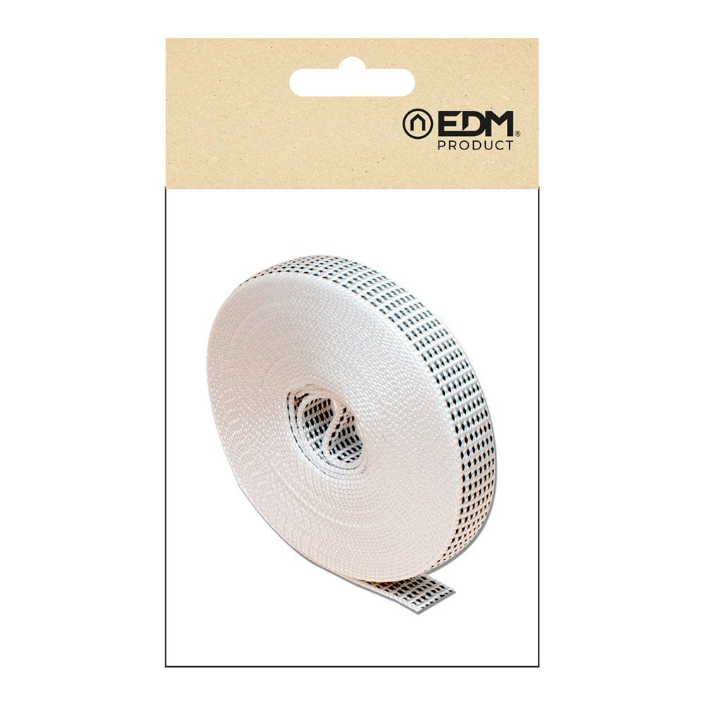 CINTA PERSIANA PR26, BLANCO CON MOTEADO NEGRO, 14 mm x 6 m gallery 0