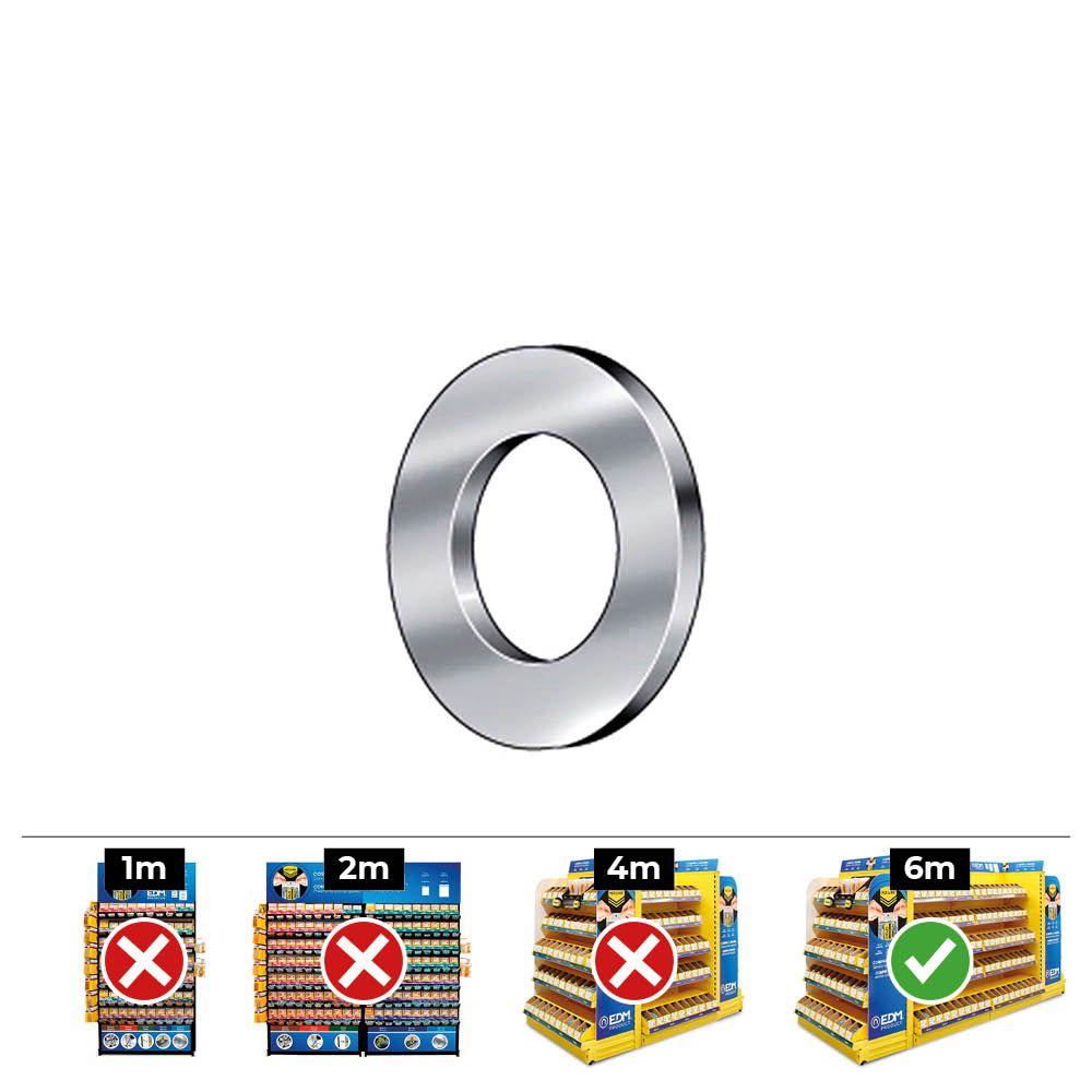 CAJA 250 unid.. ARANDELA LISA DIN/REF 125A Ø12mm ZINCADO CELO