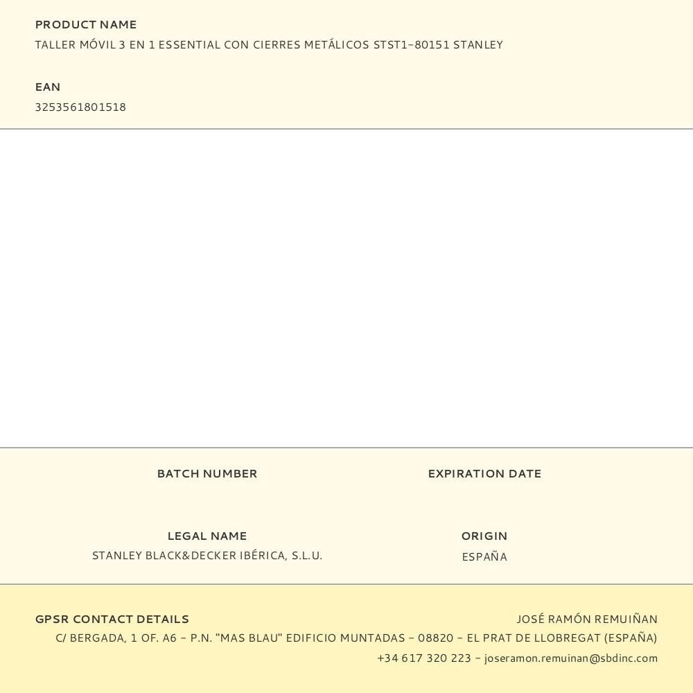 TALLER MÓVIL 3 EN 1 ESSENTIAL CON CIERRES METÁLICOS gallery 2