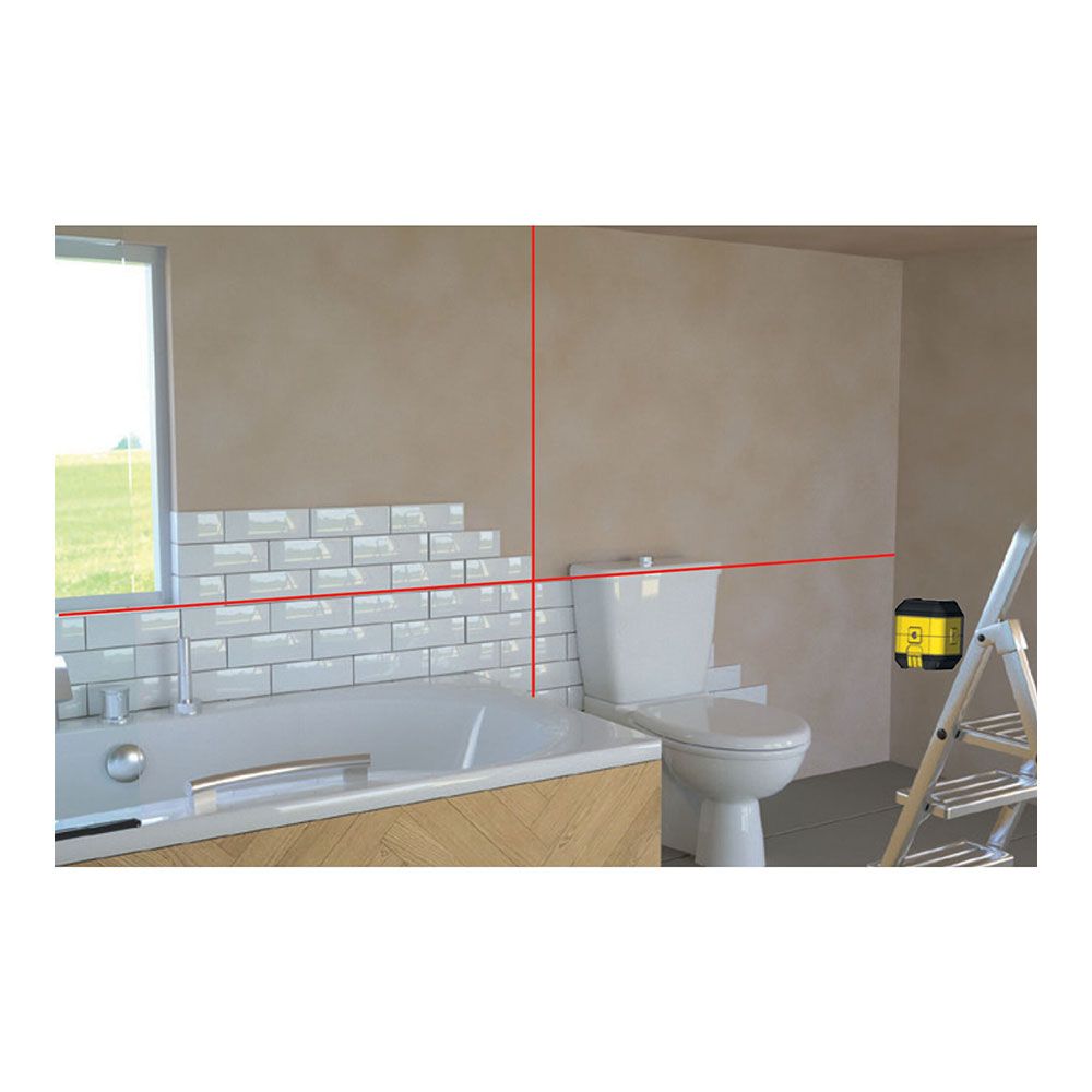 NIVEL LÁSER ROJO EN CRUZ CUBIX. ALCANCE 12 m gallery 1