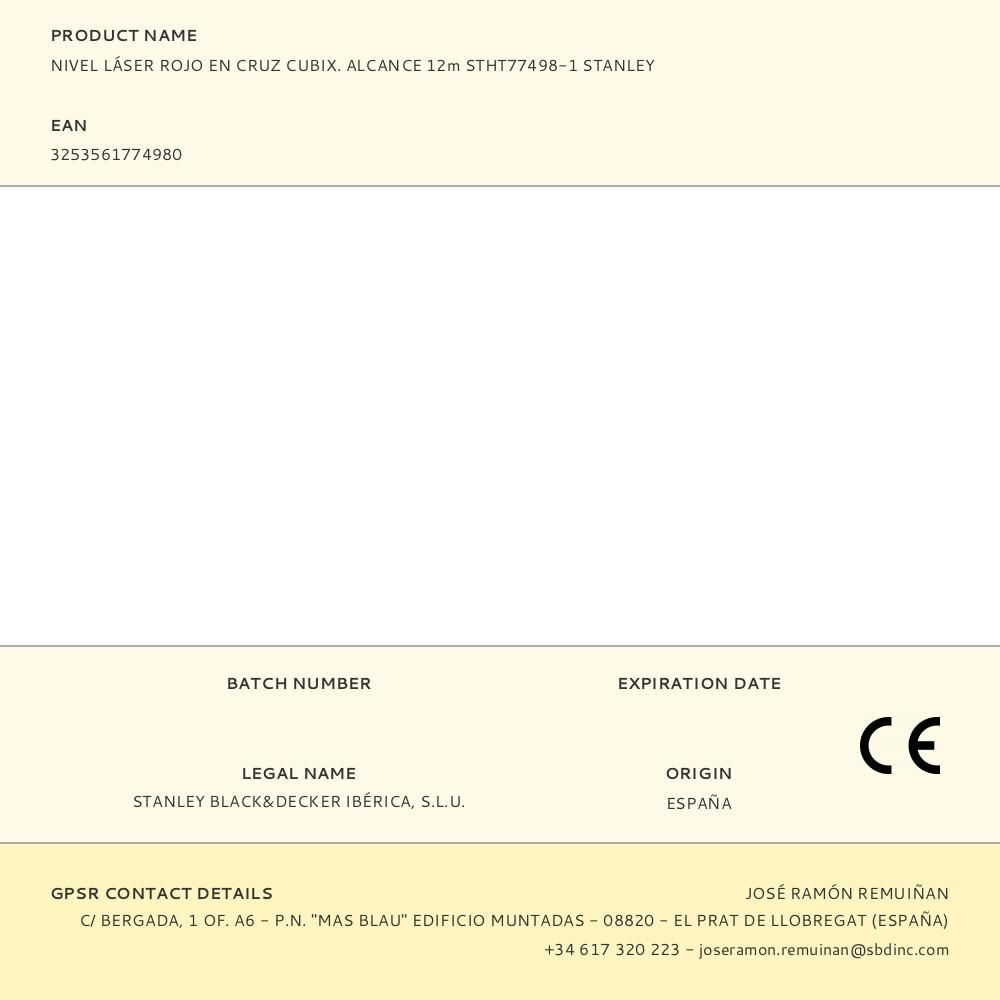 NIVEL LÁSER ROJO EN CRUZ CUBIX. ALCANCE 12 m gallery 3