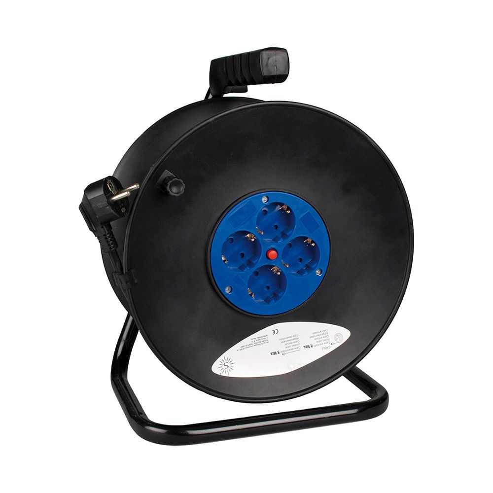 ENROLLACABLES 50 m 3 G 1,50 mm² 4 TOMAS BIPOLARES CON T/TL