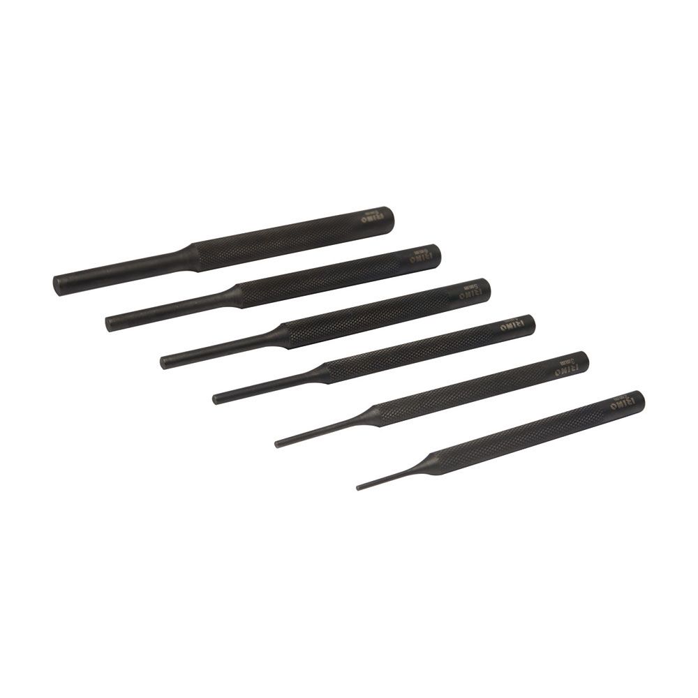 BOTADORES CILÍNDRICOS (2,3,4,5,6,8 mm), LARGOS, JUEGO DE 6 PIEZAS