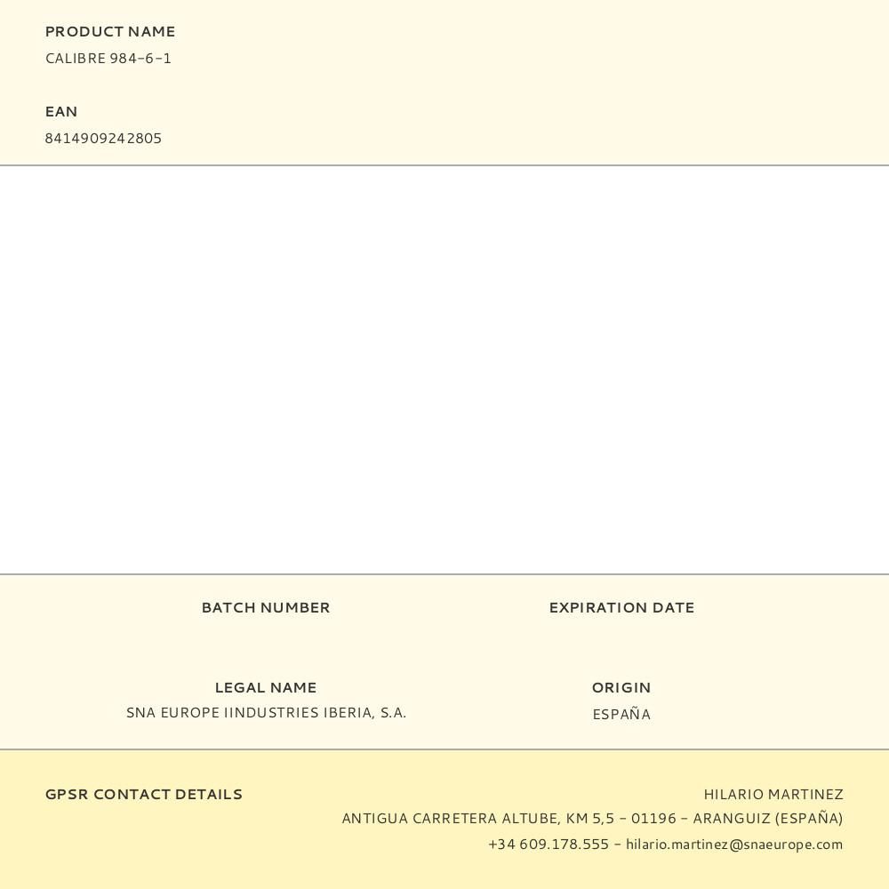 CALIBRE VERNIER gallery 1