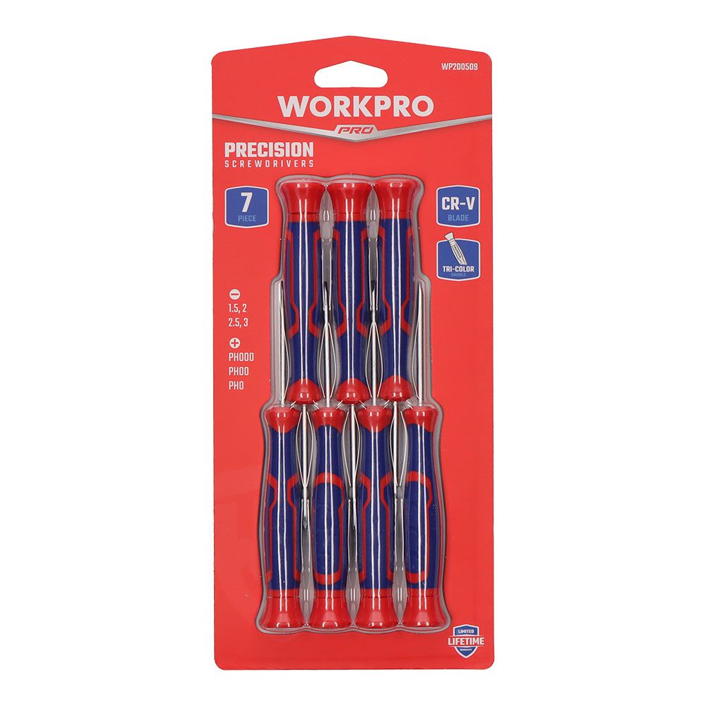DESTORNILLADORES DE PRECISIÓN, 7 PIEZAS - 3 PHILLIPS + 4 PLANO gallery 4