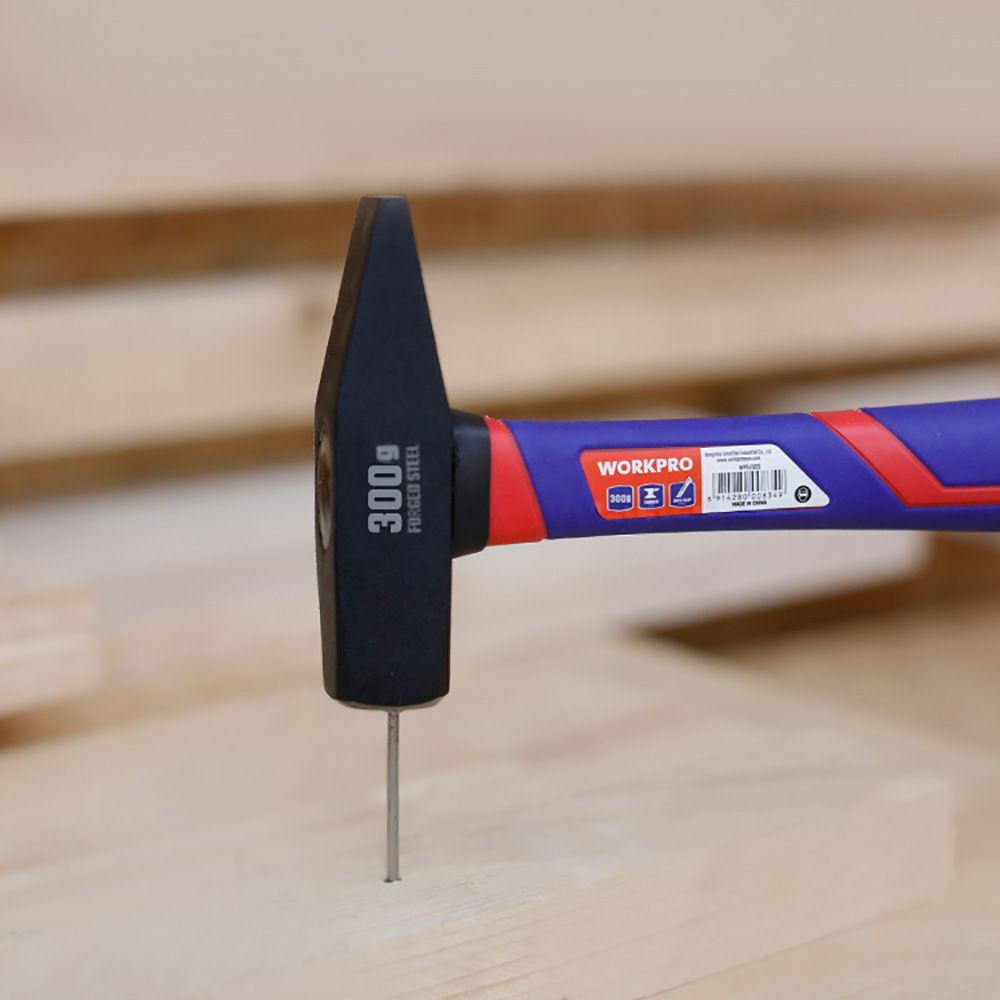 MARTILLO DE MAQUINISTA CON MANGO DE FIBRA DE VIDRIO, 300 g gallery 1