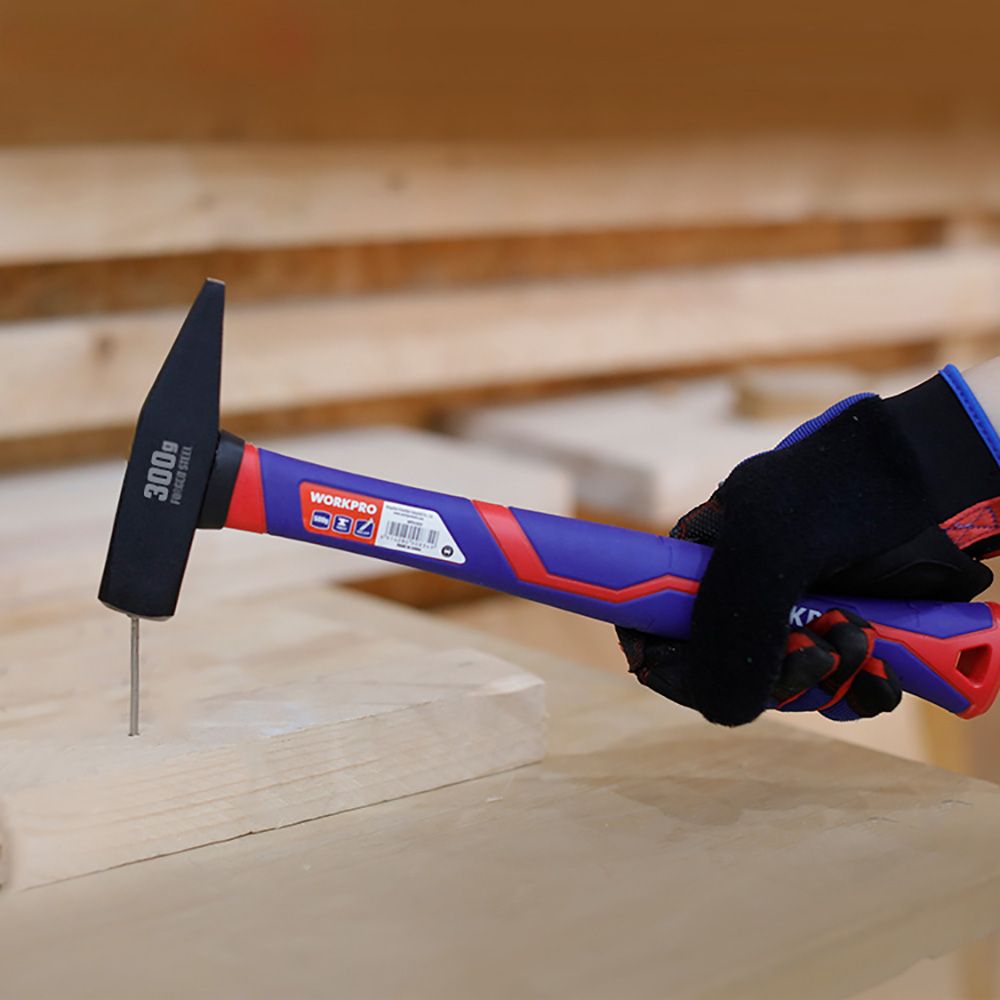 MARTILLO DE MAQUINISTA CON MANGO DE FIBRA DE VIDRIO, 300 g gallery 2