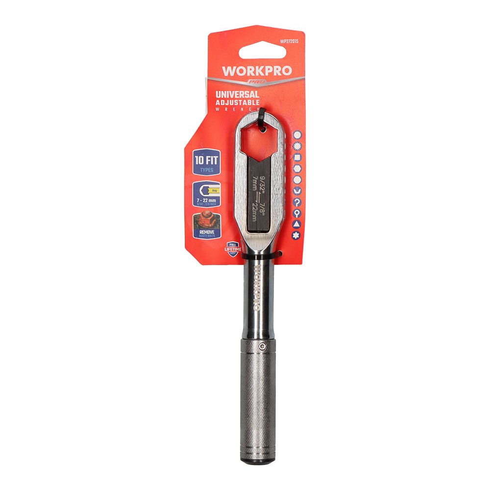 LLAVE AJUSTABLE UNIVERSAL, MÉTRICA Y SAE - 7 - 22 mm gallery 2