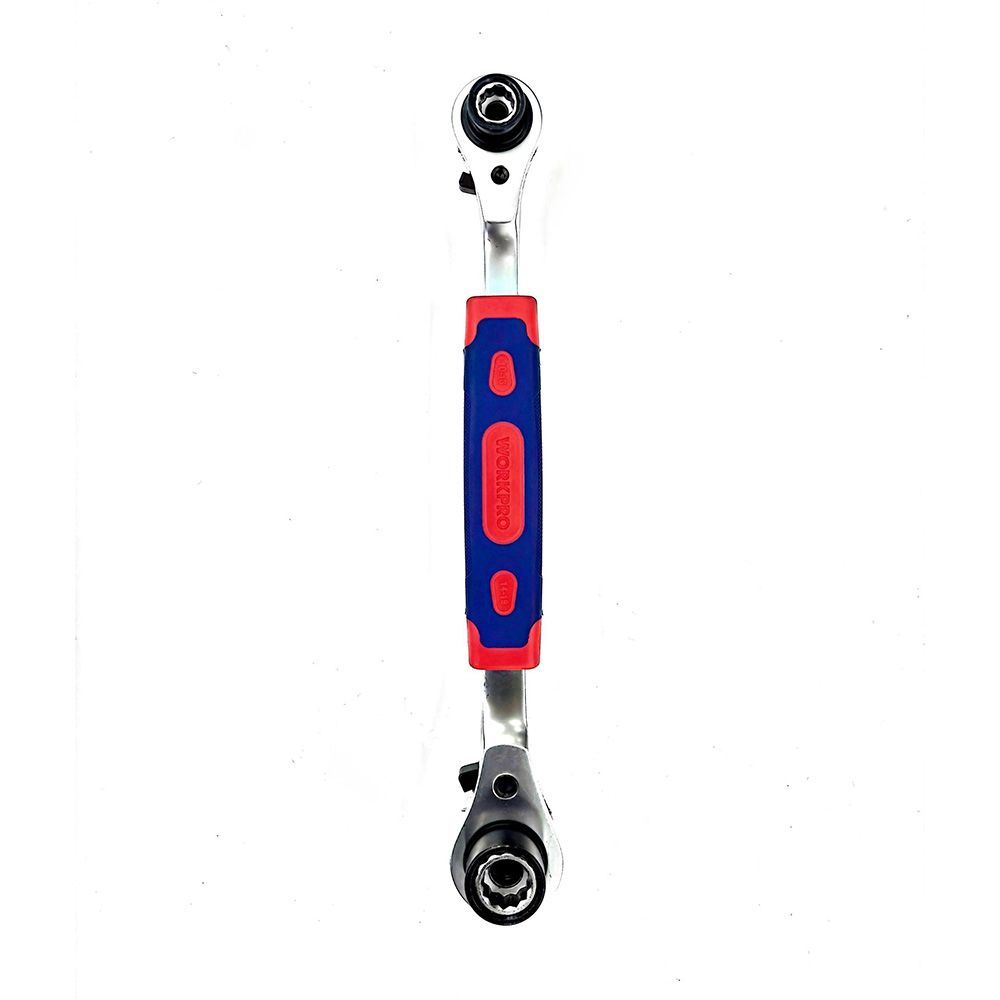 LLAVE DE CARRACA VASO MÚLTIPLE 8 EN 1 - 8 - 10 - 12 - 13 - 14 - 17 - 19 - 21 mm